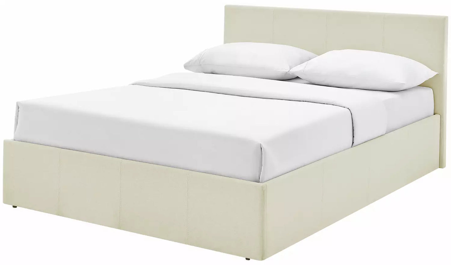Heathdon Double End Lift Ottoman Bed - Natural